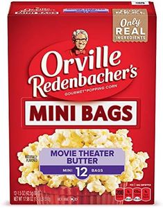 Orville Redenbacher's Microwave Popcorn, Movie Theater Butter Flavor, Mini Bags, 1.5 oz., 12-Count