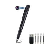 Spy Hidden Pen Camera, 1080P HD Mini Camera Hidden Pen Portable Pocket Spy Camera with Picture Taking and Video recording, Mini Nanny Cam for Home, Office, Class