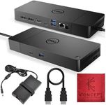 Dell WD19S Docking Station Dual Monitor Bundle - Dell Dock Station with 180 + USB Type-C + HDMI+ Dual DisplayPort - Ultimate Laptop Docking Station