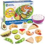 Learning Resources New Sprouts Multicultural Play Food Set, 15 Pieces, Ages 18 Months+