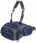 Kylebooker Fly Fishing Chest Pack Tackle Storage Hip Bag River Fishing Waist Pouch (Blue)