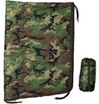 USGI Industries Military Woobie Blanket | Thermal Insulated Camping Blanket, Poncho Liner | Large, Portable, Insulation, Water-Resistant, for Hiking, Survival | Compression Carry Bag