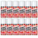 CritterKill Insect Fogger + | Total Release Automatic One Shot Fogging Insecticide for Fleas, Bed Bugs, Flies, Moths | 150ml (12 Pack)