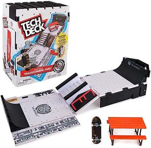 Tech Deck - Pista Skate de Dedos The Berrics Transforming Park X-Connect Park Creator - Juego de Rampas con una Fingerboard de 76 cm - con Almacenamiento - 6066471 - Juguetes Niños 6 Años +
