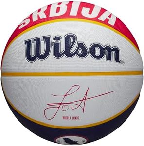 Wilson Pallone da Basket, NBA Player Icon, Nikola Jokic, Denver Nuggets, Utilizzo Outdoor e Indoor