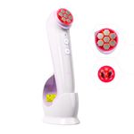 DermRays Multifunctional Beauty Device M1，4 in 1 Microcurrent Facial Device with LED Red Light, Home Use Anti-Aging Device, for Facial Firming, Wrinkle, Lifting, Toning