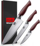SHAN ZU Kitchen Knife Set 3 PCS, Ja
