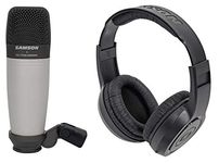 Samson Technologies C01 Studio Condenser Recording Microphone Mic+Monitoring Headphones