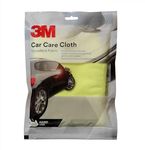 3M Car Care Microfiber Yellow Cloth (30X35Cm, Pack of 1) - 280 Tc