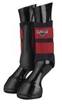 LeMieux Grafter Brushing Horse Boots - Protective Gear and Training Equipment - Equine Boots, Wraps & Accessories (Chilli/Large)