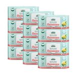Aleva Naturals Hypoallergenic Bamboo Baby Wipes for babies with Sensitive Skin, Super Soft, Biodegradable, Extra Strong, Natural and Organic Formula, Vegan - New Eco-Friendly, Sustainable Packaging- Mega Pack- 72 Count X 12 = 864 Wipes Total