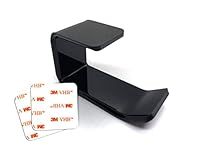 Headphone Mount Stand Desktop Headset - Acrylic Under Desk Stickers Holder, Stick-On Universal