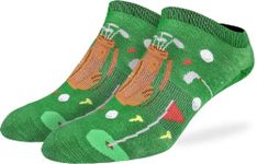 Good Luck Sock Men's Golf Green Ankle Socks, Adult