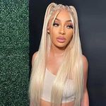 Golden Blonde Wig Platinum Blonde L