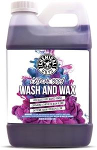 Chemical Guys CWS20764 Extreme Bodywash & Wax Foaming Car Wash Soap (For Foam Cannons, Guns or Bucket Washes) For Cars, Trucks, Motorcycles, RVs More, 64 fl oz (Half Gallon) Grape Scent