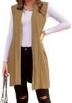 Beyove Womens Long Vests Sleeveless