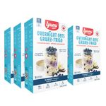 Yumi Organics -Blueberry Vanilla Overnight Oats, High Protein, High Fiber, Low Sugar Organic Oatmeal (30 Days of Breakfast)