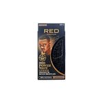 RED by KISS 360 Power Wave X Bow Wow Premium Boar Bristles 100% Natural Medium Soft Curved Palm Brush- BORP01