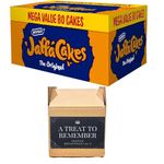 McVitie's Jaffa Cakes Mega Value Pack - 80 Count (4 Packs of 20 Cakes ) | Delicious Orange-Filled Cakes | Perfect Snack for Tea Time