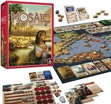 Mosaic: A Story of Civilization - Strategy Board Game for Adults and Family | Fast, Fun, Action-Selection and Area Control Game | 2-6 Players | Ages 14 and Up | 120 Minutes | by Forbidden Games