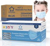 200pcs Kids Disposable Face Masks -