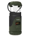 Kaito KL101 Emergency Camping Lantern & Flashlight, Hand Crank & Solar Powered, 5000mAh Rechargeable Battery, AM/FM/Weather Radio, Waterproof, SOS Alarm, USB Charging