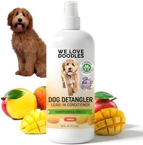We Love Doodles Dog Detangler Spray - Leave-in Conditioner for Dogs - Dog Detangling Spray - Dematting Spray for Dogs - Tangle Remover - Made in The USA - Large 16 fl oz (Mango)