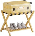 SMIBUY Luggage Rack, Foldable Bambo