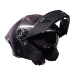 Royal Enfield Stealth Modular Helmet with A Free Visor | ISI & DOT Certified | HIGH IMAPACT Grade ABS & Fiberglass | Internal Fabric- POLYGEINE | HIGH Density EPS Liner MATT Black (XL) 62CM
