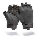 adidas Essential Training Gloves - Fingerless with Padded Grip, Ideal for Weightlifting, Pull Ups, Dumbbells & Rowing Machine, Gym Accessories for Workout, Fitness & Calisthenics (Black, XLarge)