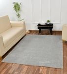 Furnistitchs Premium Premium Soft Poly Microfiber Area Rug Carpets for Living Room Lobby Dining Hall - Rugs Carpet for Living Room (5ft x 7 Feet, Light Grey)