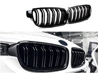 F30 Grille For BMW 3 Series F30 F31 318d 320d 330d 320i 328i 335i 335i xDrive Front Kidney Grilles Glossy Black Double Slat Grill 2012-2019
