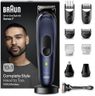 Braun All-in-One Style Kit Series 7 MGK7410 10-in-1 Grooming Kit for Men, for Beard Trimming, Manscaping, Hair Clipping & More, with Charging Stand & Pouch, Waterproof, Rechargeable