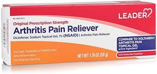 Leader Diclofenac Sodium Topical Pain Relief Gel Tube, Powerful Anti-Inflammatory Gel (Compare to Voltaren), 1.76 Ounce