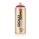 Montana Gold Acrylic Professional Spray Paint - 400 ML Can - Shock Red (S 3000)