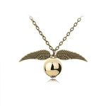 ATIMUNA Enchanting Harry Potter Accessories for Girls: Magical Pendant & Bracelets Set with Snitch Ball and Wings - Unisex