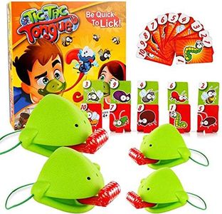 Frog tongue game, tongue insect catching game, ride a car with a card to eat insects, a greedy chameleon sticks out the tongue, interesting tabletop toy board game, suitable for anyone's frog card toy