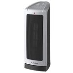 Lasko 5309 Electronic Oscillating Tower Heater, Digital Controls Silver 5309