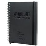 Hardcover Fitness Journal Workout Planner for Men & Women - A5 Sturdy Workout Log Book to Track Gym & Home Workouts
