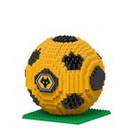 FOCO Officially Licensed Wolverhampton Wanderers FC BRXLZ Bricks 3D Football Toy Model