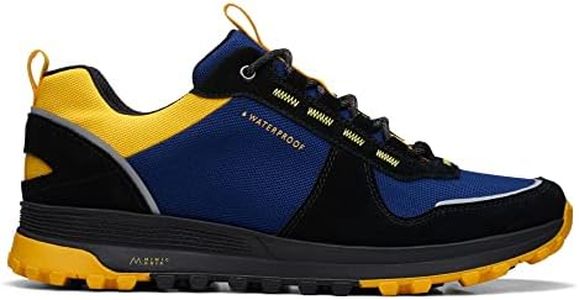 Clarks ATL Trek Walk Waterproof Textile Shoes in, Blue, 9 US