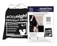 Easynight Blackout Blind, 100% Light Blocking Material, XL, Make Any Size And Shape Up To 230x145cm, No Drill, Easy To Use Temporary Or Permanent For Home, Office And Away