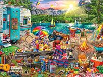 Buffalo Games - Aimee Stewart - The Family Campsite - 1000 Piece Jigsaw Puzzle