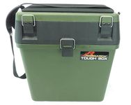 Roddarch Seat Box & Fishing Tackle Box with Padded Strap & Seat Pad. Sea Boat or Coarse