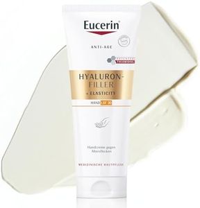 Eucerin Hyaluron-Filler + Elasticity Handcreme gegen Altersflecken LSF 30 75 ml, Anti-Aging Hautpflege für die Hände, Lotion mit Thiamidol, Hyaluronsäure und Arctiin