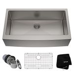 KRAUS Standart PRO™ 36-inch 16 Gauge Single Bowl Stainless Steel Farmhouse Kitchen Sink