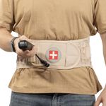 tempsnug Decompression Back Belt for Lower Back Pain Relief- Upgraded Inflatable Back Support with Electric Pump & Adjustable Straps, for Daily Activities & Waist Sizes 29-49,Beige