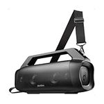Soundcore Anker Motion Boom Plus IP67 Waterproof Bluetooth Speaker, 80W Stereo Sound, Custom EQ & BassUp, USB-C, Bluetooth, Built-in Power Bank, Outdoor Speaker for Camping, Pool, Beach, and Backyard