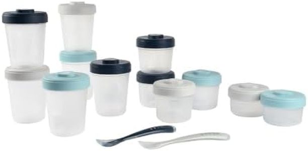 BÉABA Clip Portions Food Storage Expert Pack, Storm