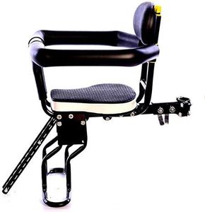 Kids Bike Seat Front Mount, Child Bike Seat with Guardrail, Bicycle Carrier for Mountain Bikes, Ladies Bicycle, Foldable Bikes
